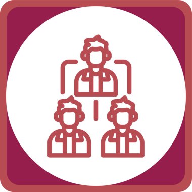 İnsan simgesinin vektör illüstrasyonu