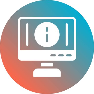 Modern b 'nin vektör illüstrasyonu bilgisayarın simgesinden yoksun