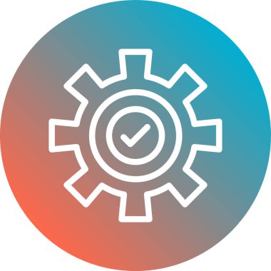 Vektör dişli simge tasarlamak