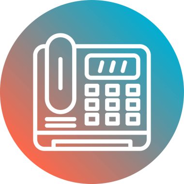 hesap makinesi simgesi vektör illüstrasyonu