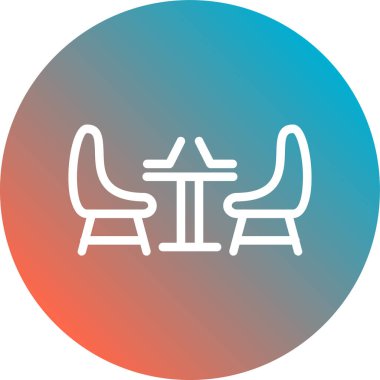 sandalye simgesi çizimi