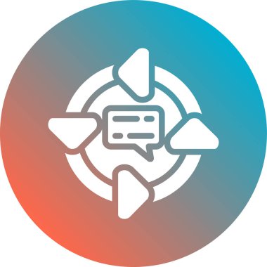 seo modern simgesinin vektör illüstrasyonu