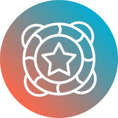 Çiçek. Web simgesi basit illüstrasyon