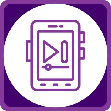 Modern simgenin vektör illüstrasyonu