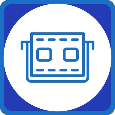 Bir kart simgesinin vektör illüstrasyonu