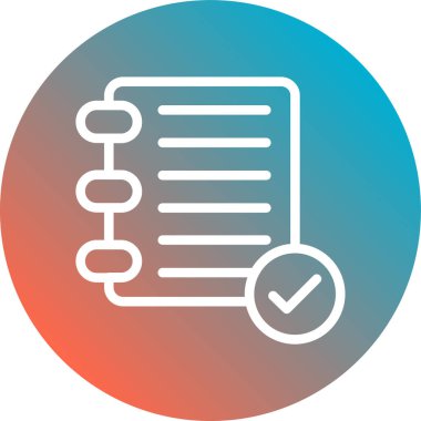 Dosya simgesinin vektör illüstrasyonu