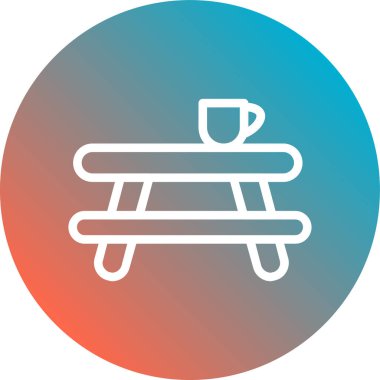 Soyut arkaplanda izole edilmiş çay simgesi