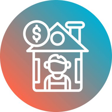 para simgesi soyut arkaplan grubunda izole