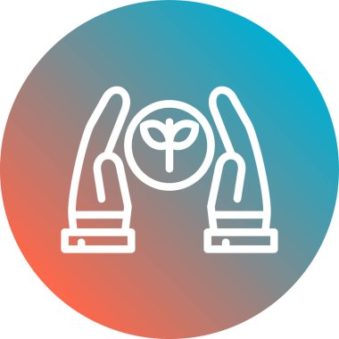 Bir insan simgesinin vektör illüstrasyonu