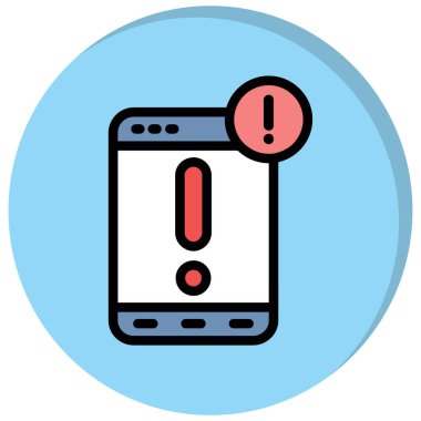 Ünlem işareti ile Smartphone