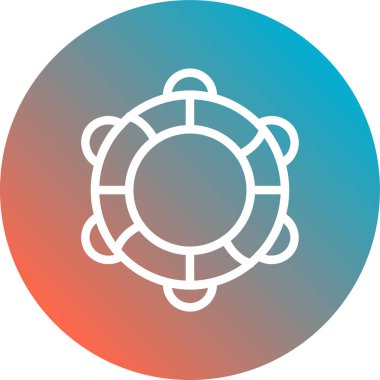 Modern simgenin vektör illüstrasyonu