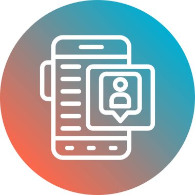 mobil simge vektör illüstrasyonu