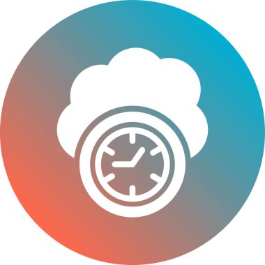 Modern saatin vektör çizimi