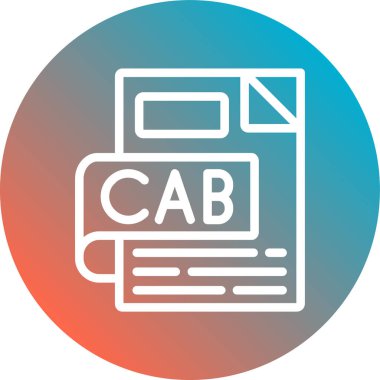 Gazete simgesinin vektör illüstrasyonu