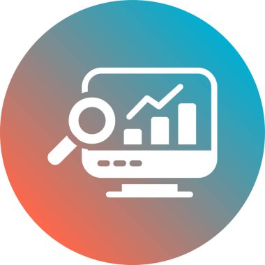 seo modern simgesinin vektör illüstrasyonu