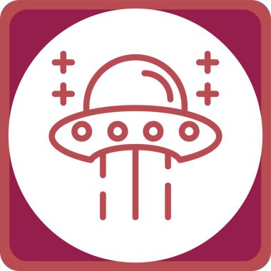 uzaylı uzay gemisi vektör çizimi