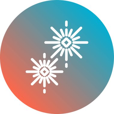 Beyaz arkaplanda beyaz kar tanesi simgesi izole edildi. Çember renk düğmesi. vektör illüstrasyonu