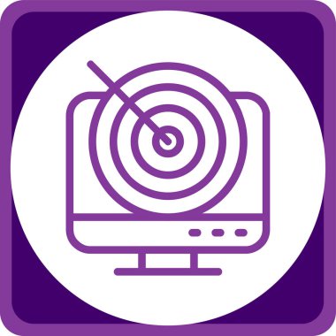 seo modern simgesinin vektör illüstrasyonu