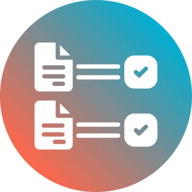 kontrol listesi simgesi vektör illüstrasyonu