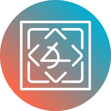 seo modern simgesinin vektör illüstrasyonu