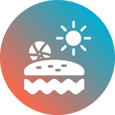 Ekmek. Web simgesi basit illüstrasyon