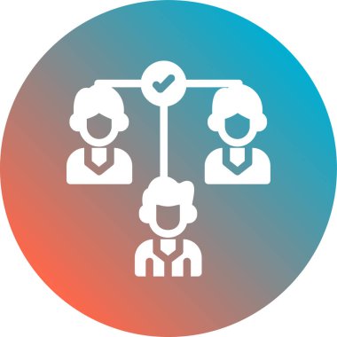 insanlar vektör illüstrasyon izole simgesi