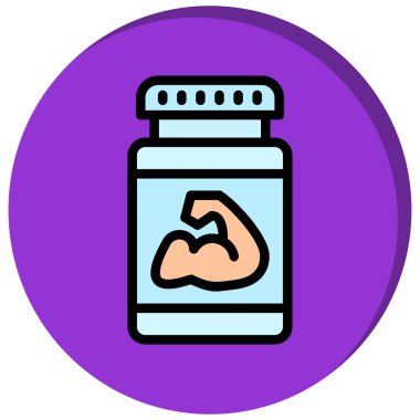 İlaç şişesi. Basit tasarım