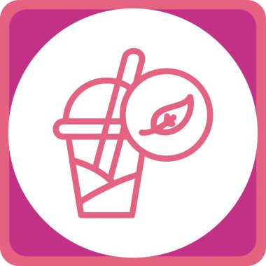 dondurma ikonu vektör illüstrasyonu