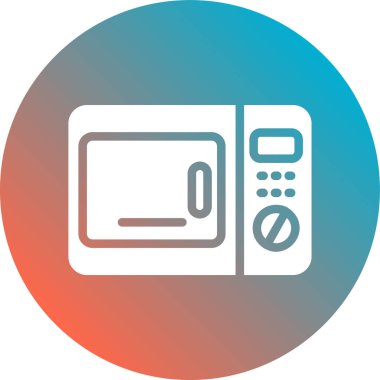 mikrodalga simge vektör çizim