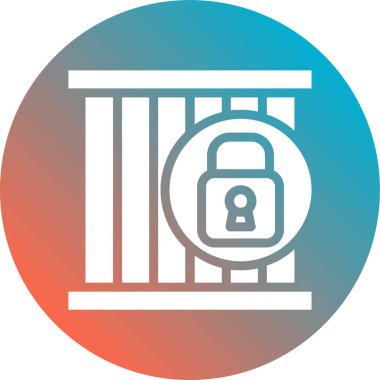 Modern b 'nin vektör illüstrasyonu simge kilidinden yoksun