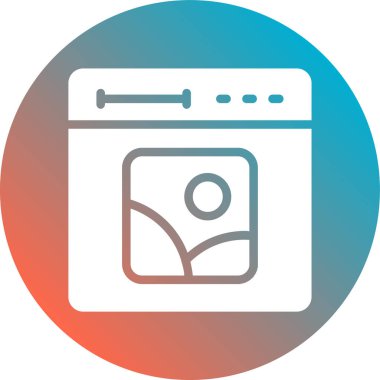 seo modern simgesinin vektör illüstrasyonu