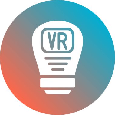 Modern sanal gerçekliğin vektör çizimi