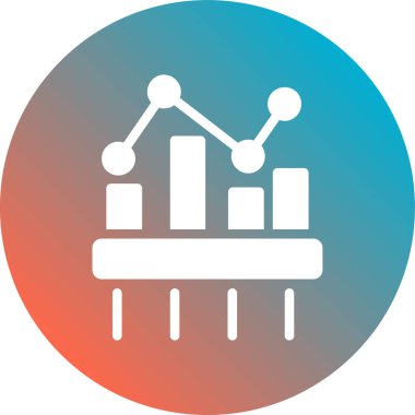 grafik ikonu vektör illüstrasyonu