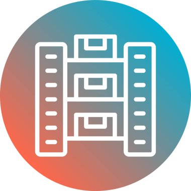 Vektör illüstrasyonu, simge ögesi arkaplanı