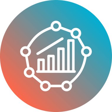 vektör pasta çizelgesi simgesi