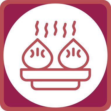 sıcak ve baharatlı kırmızı biber vektör çizimi