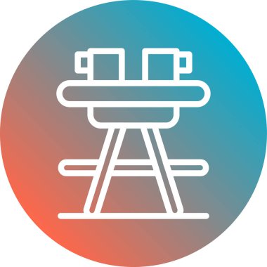 Modern b 'nin vektör illüstrasyonu eksik simgesi