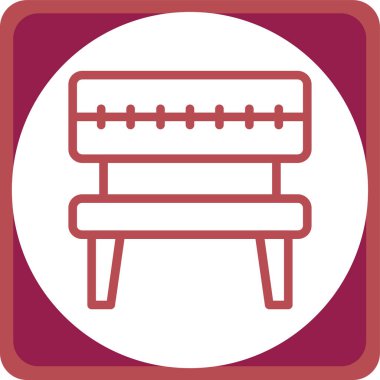 bank vektör illüstrasyon simgesi işareti