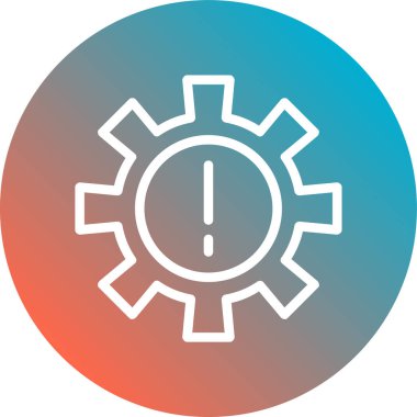 Modern b 'nin vektör illüstrasyonu vites simgesinden yoksun