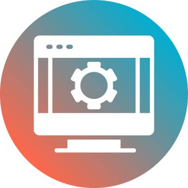 vektör simgesi modern soyut illüstrasyon ayarlanıyor