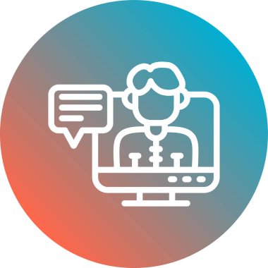 İş ve finans simgesinin vektör illüstrasyonu