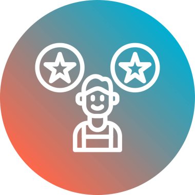 Müşteri servis simgesi vektör illüstrasyonu