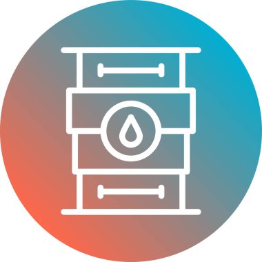 Gaz sobası vektör çizim