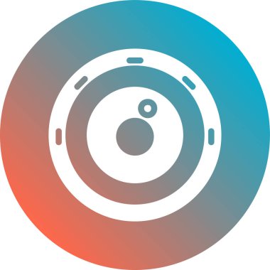 Yuvarlak düğmenin vektör çizimi