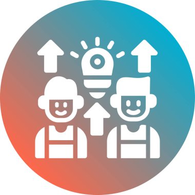 İnsan simgesinin vektör illüstrasyonu