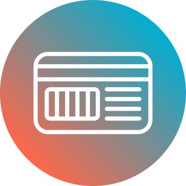 vektör kredi kartı simgesi