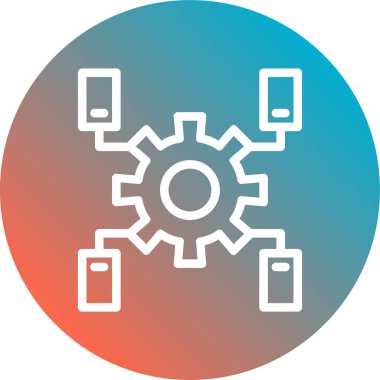 Ayarlama. Web simgesi basit illüstrasyon