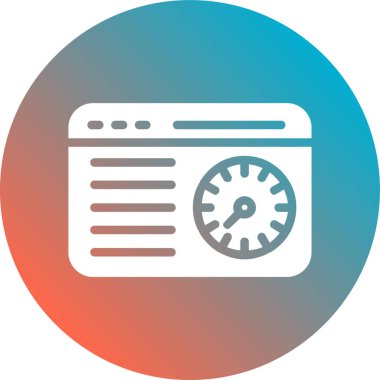 tarayıcı simgesi vektör illüstrasyonu