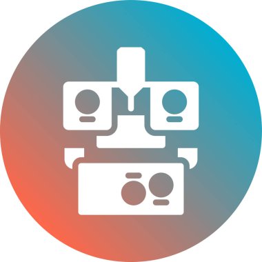 Modern bir simgenin vektör illüstrasyonu