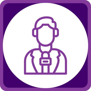 vektör çizim modern b eksikliği simgesi kulaklık